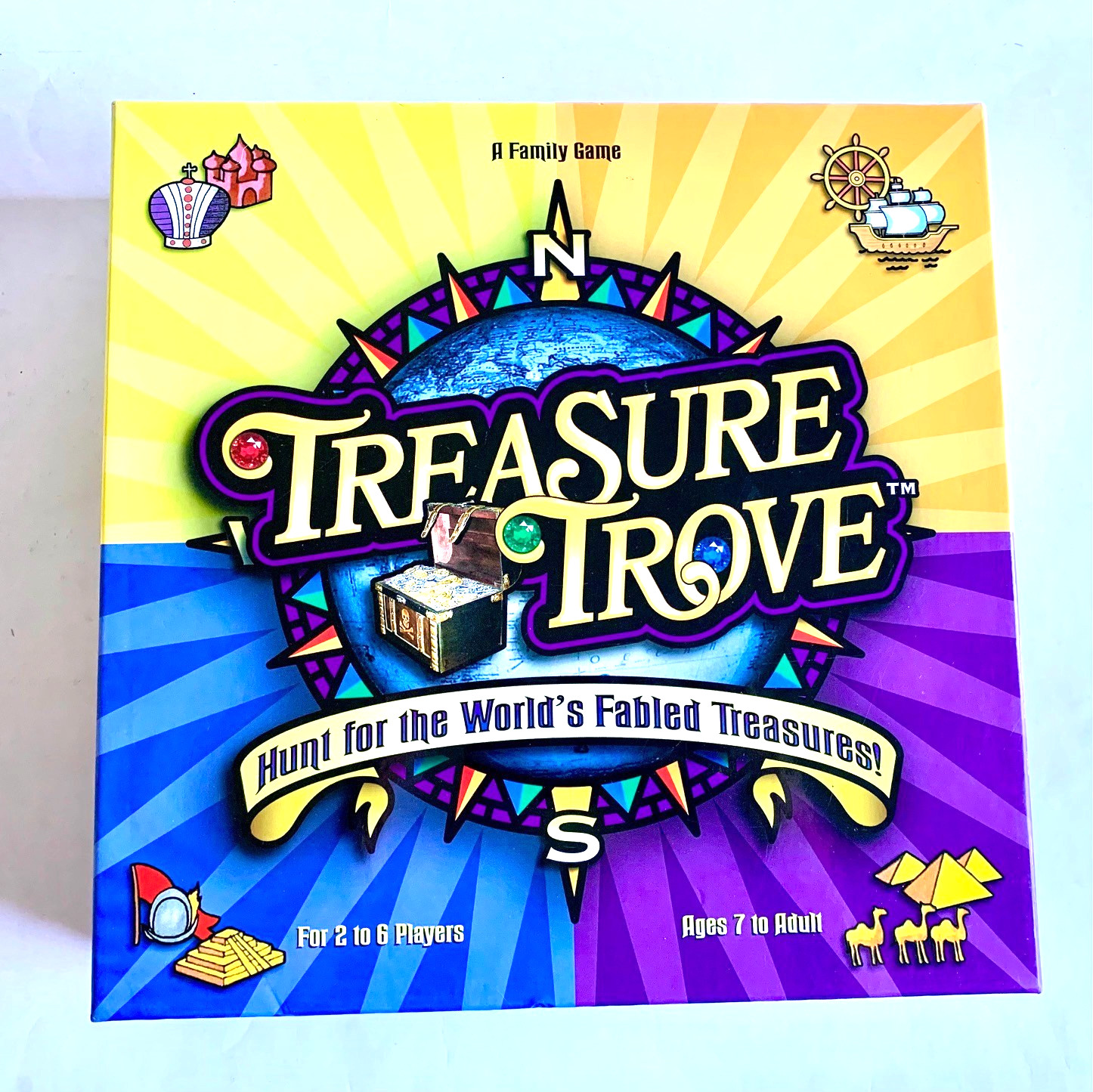 Treasure Trove Board Game 2008 Complete Family Kids Fun Treasure Hunt Adventure
