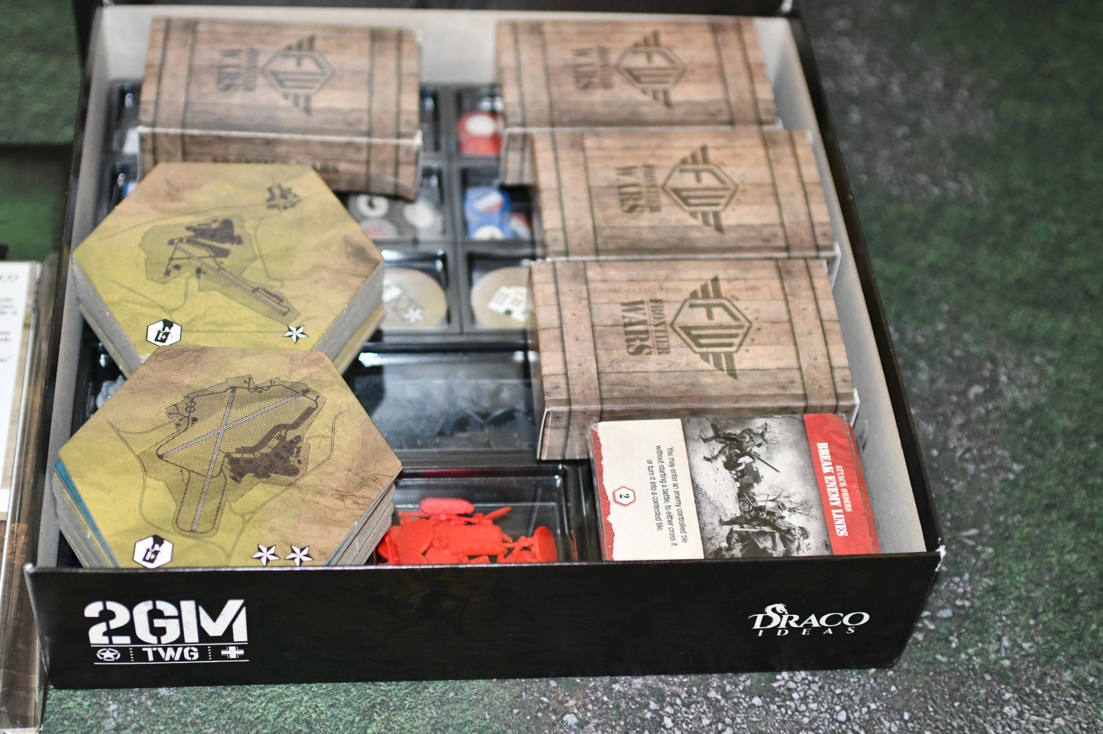 Frontier Wars: Board Game (Kickstarter) W/ France/Japan & Solo Mode Vg (BoxDmg)