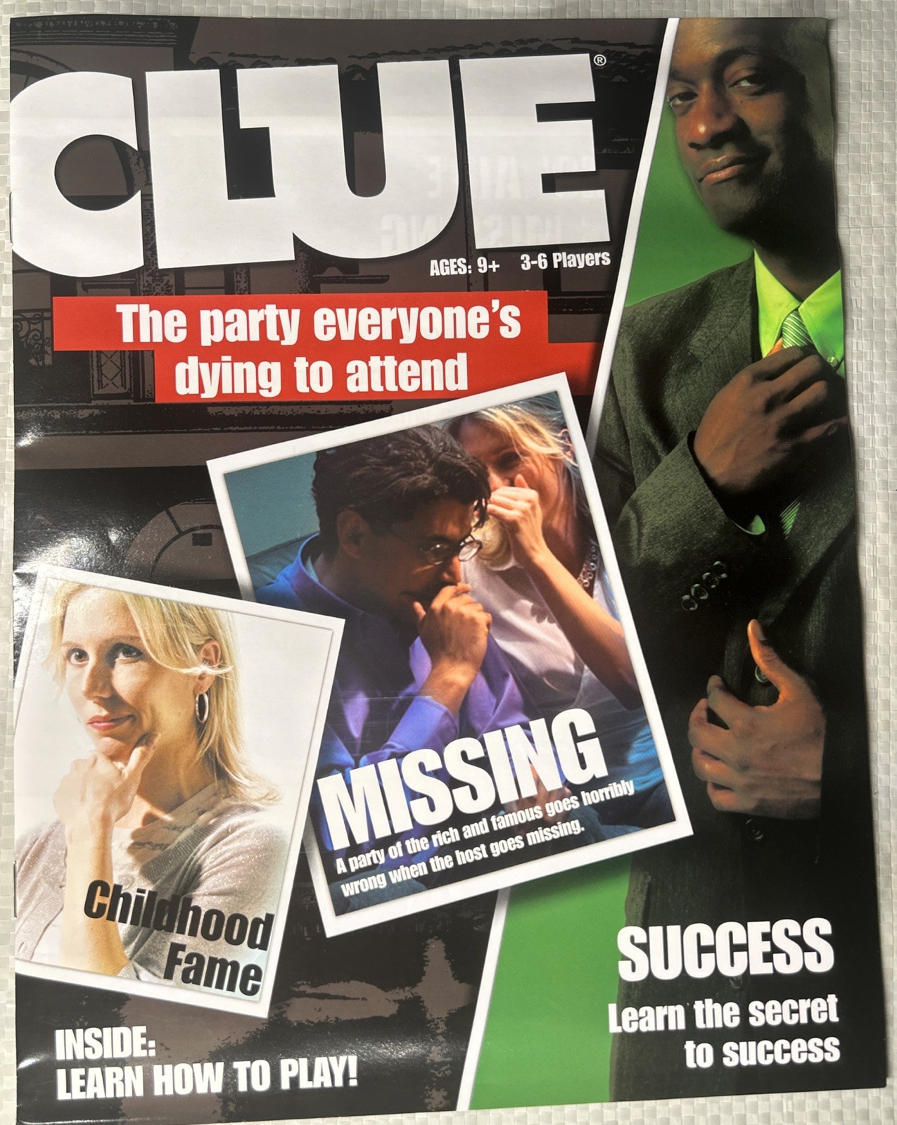 Clue Discover the Secrets Instruction Manual ENGLISH – Replacement Booklet