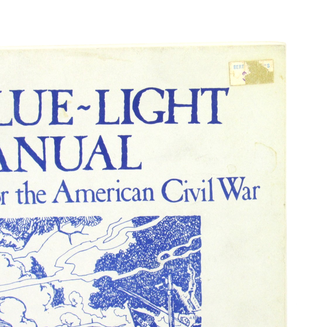 1977 Fantasy Game Unlimited Blue Light Manual Rules American Civil War No Insert