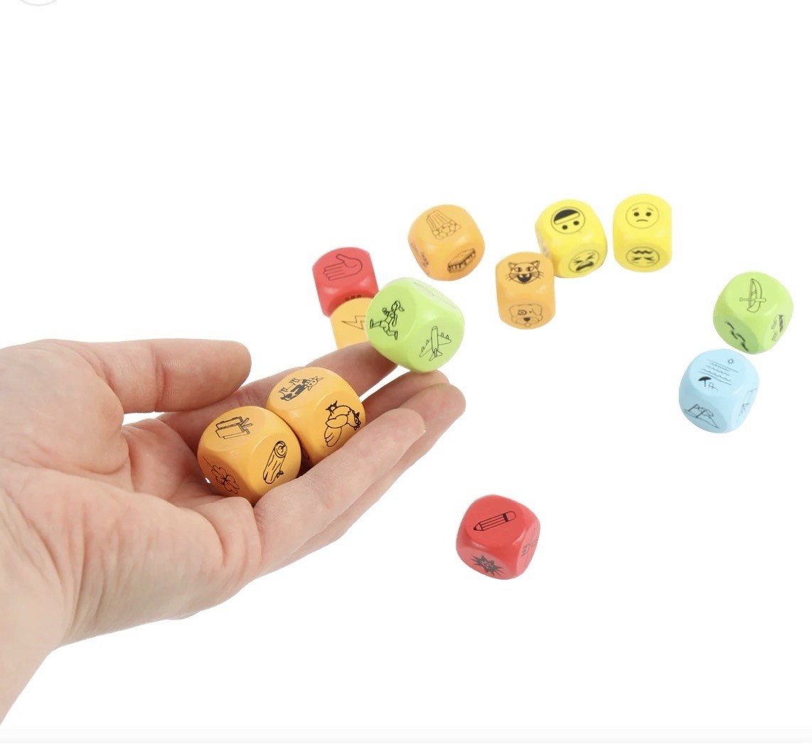 Coghlan’s Fireside Story Dice Game #2174 Campfire Storytelling 12pc Set NEW