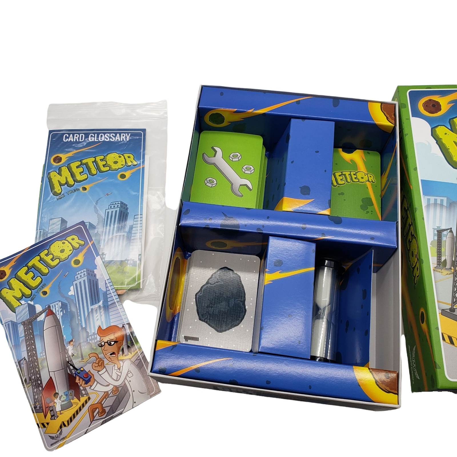 Meteor Mayday Games Co-op 1–5 Players 13+ Kickstarter Mike Young Opened Unused