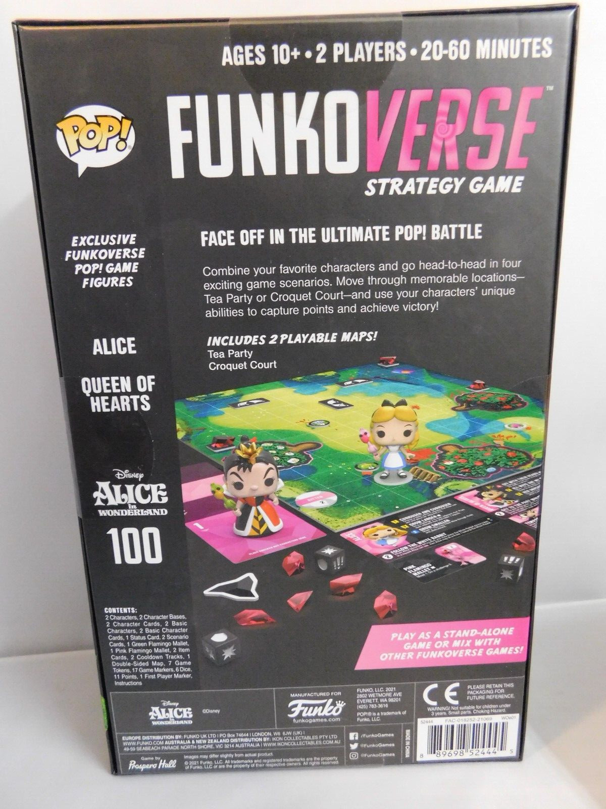 Funko Alice In Wonderland Funkoverse Strategy Game 100 Expansion 2-Pack Chase