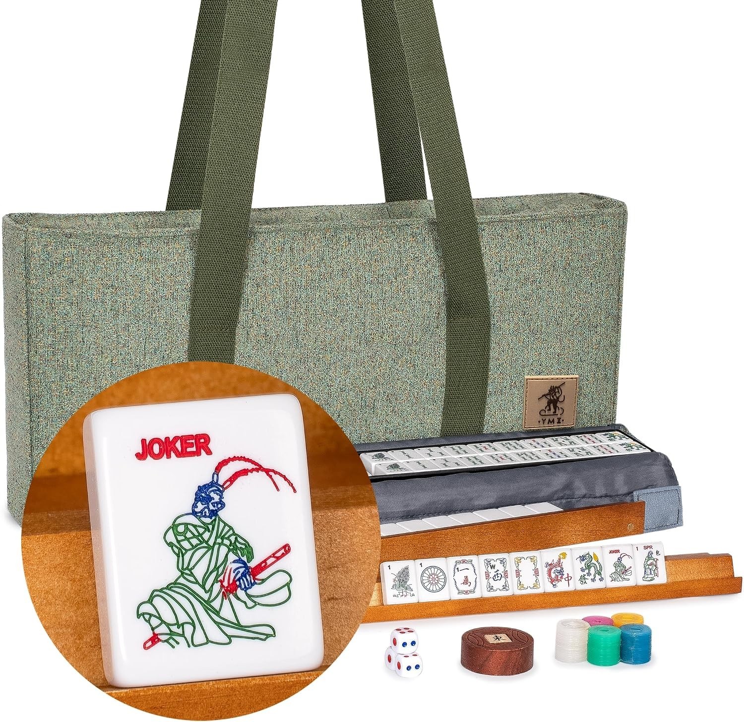 American Mahjong Set “Celestial Harmony” Yellow Mountain Imports elegant design