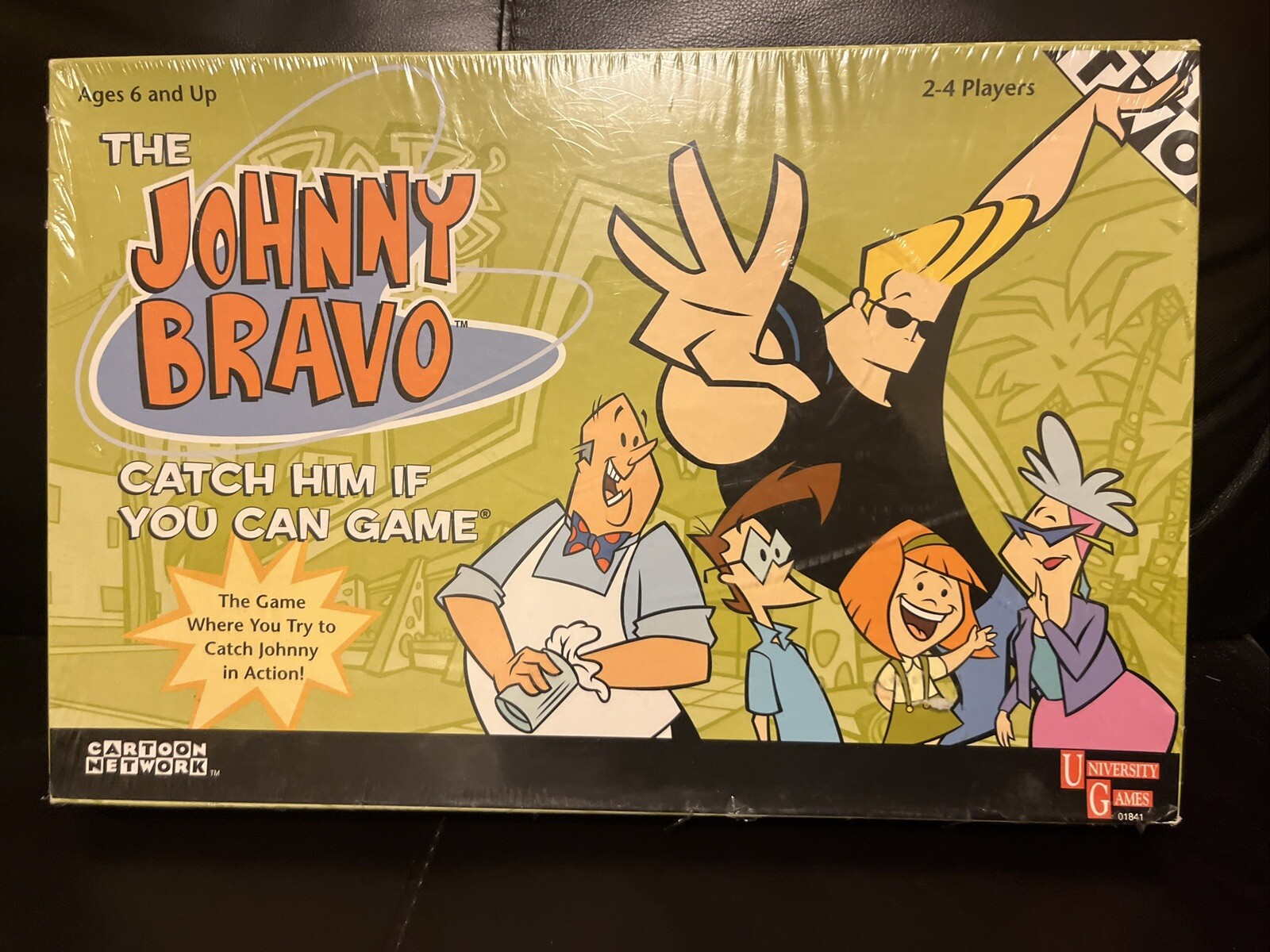 Johnny Bravo Catch Him if You Can Board Game Cartoon Network CN NOS Sealed