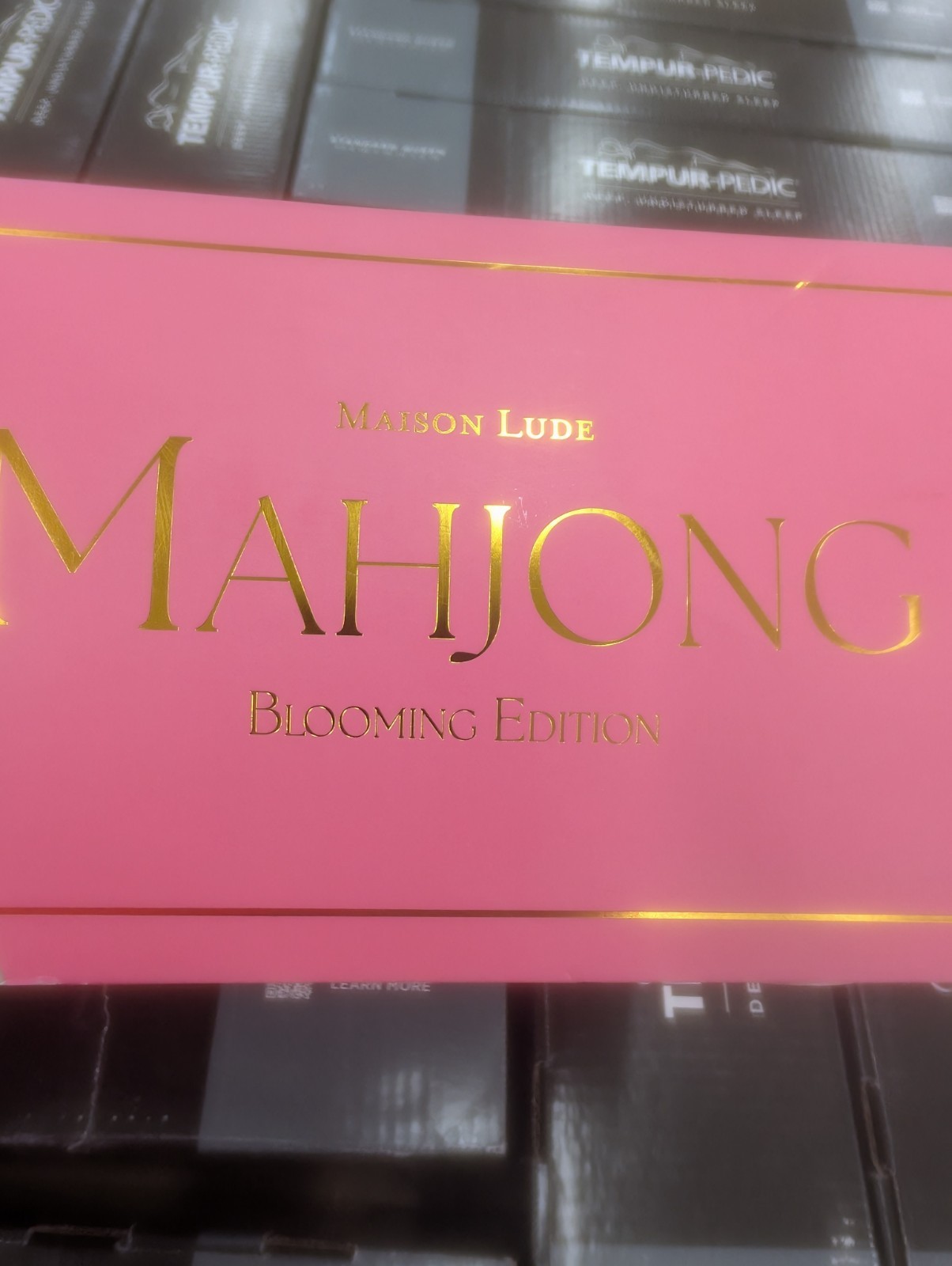Maison Lude Deluxe Acrylic Mahjong Starter Kit, Blooming Edition