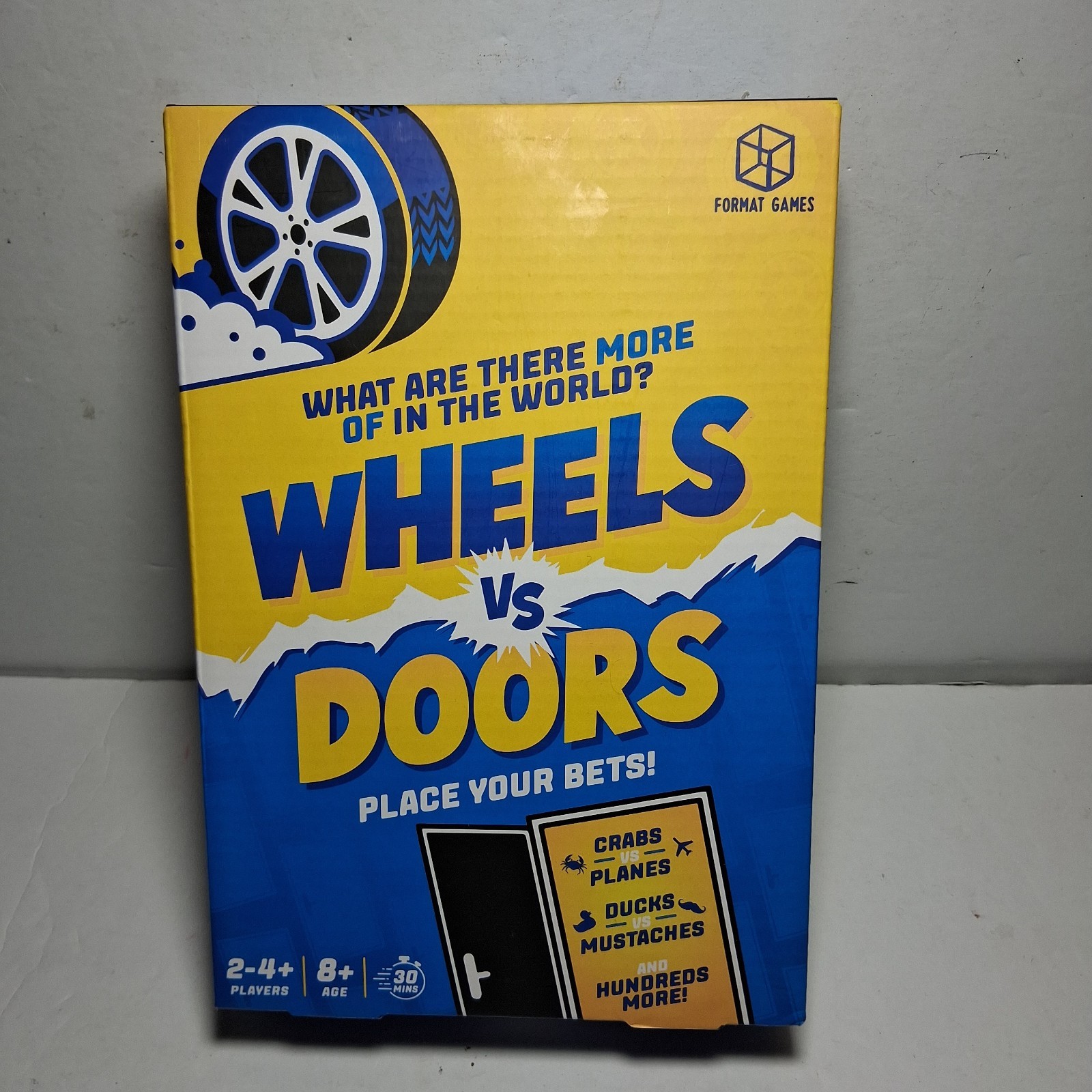 Fun Game Wheels VS. Doors Board Game New Multi Player Family Road Trip Games