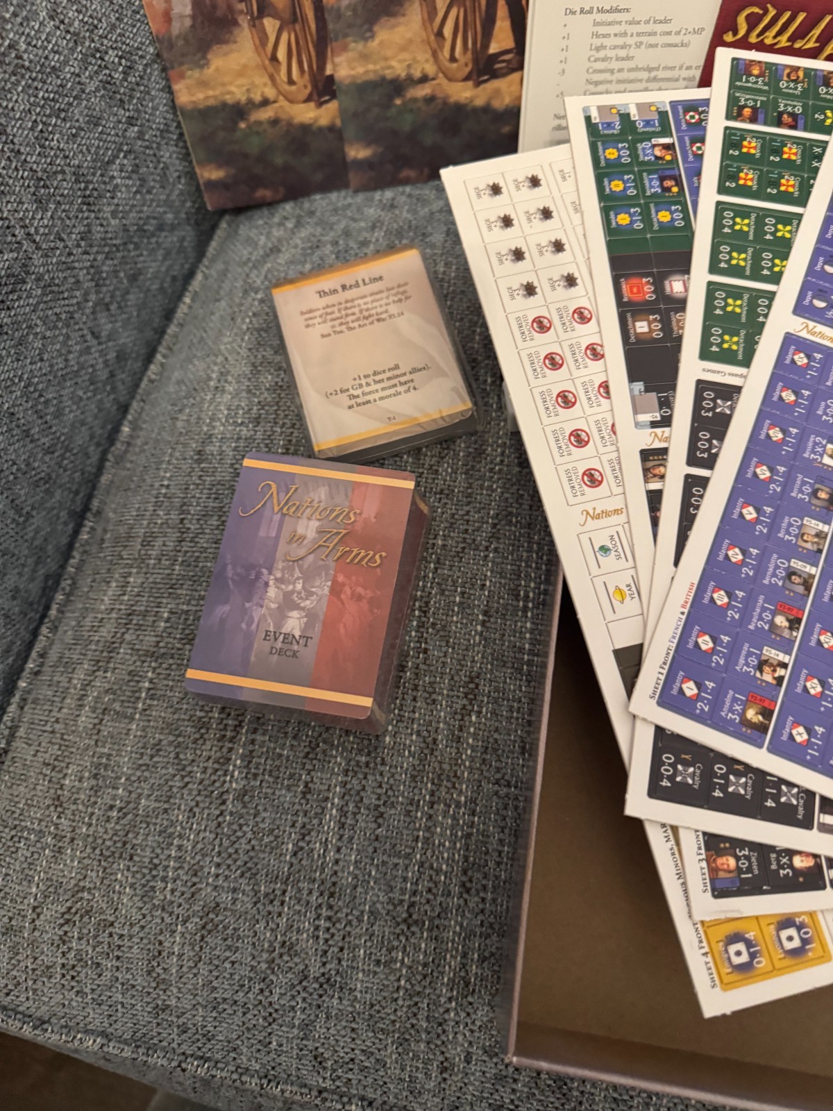 Nations in Arms: Valmy to Waterloo (open, unpunched, cards sealed) Compass Games