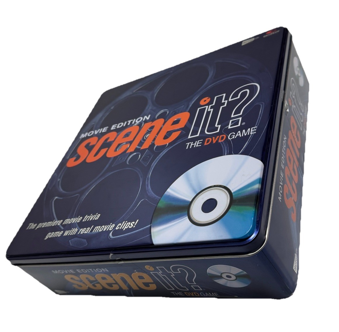 Scene It? Movie Edition The DVD Game 2004 With Deluxe Sequel Pack Tin Party Game