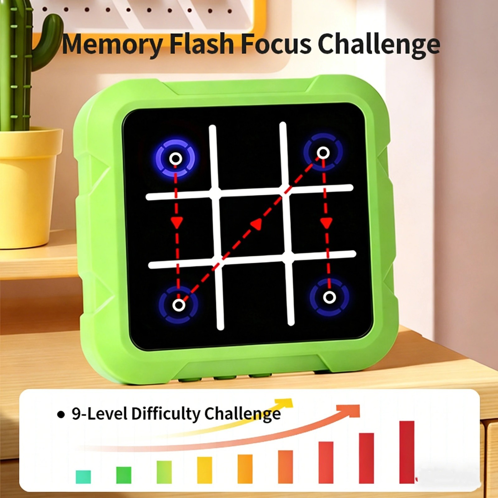 Electronic Chessboard Tic Tac Toe Multifunctional Children’s Education Strategy