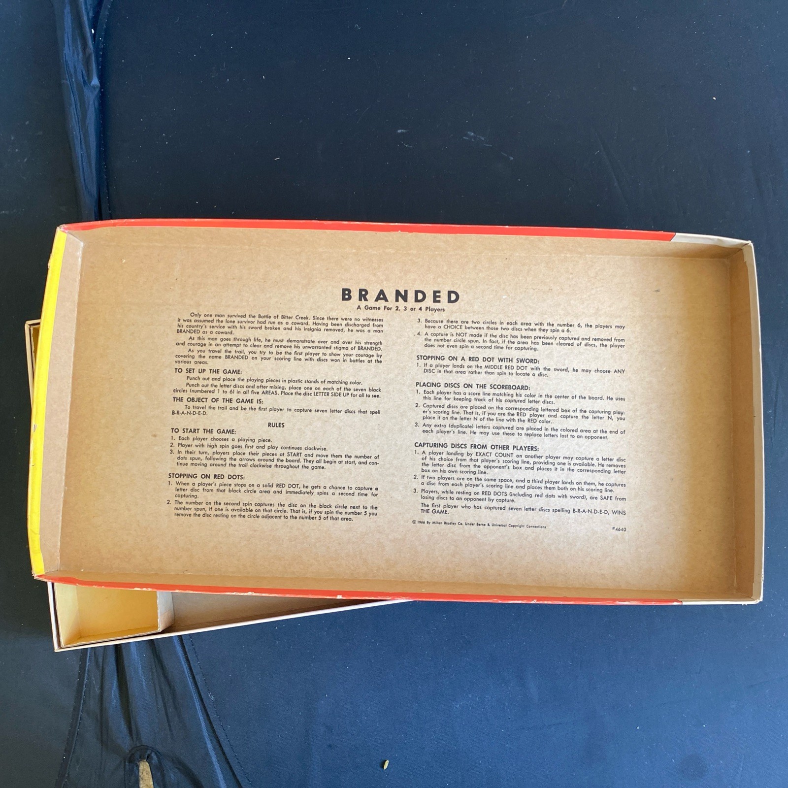 Branded Game (1966) by Milton Bradley #4640 Chuck Connors