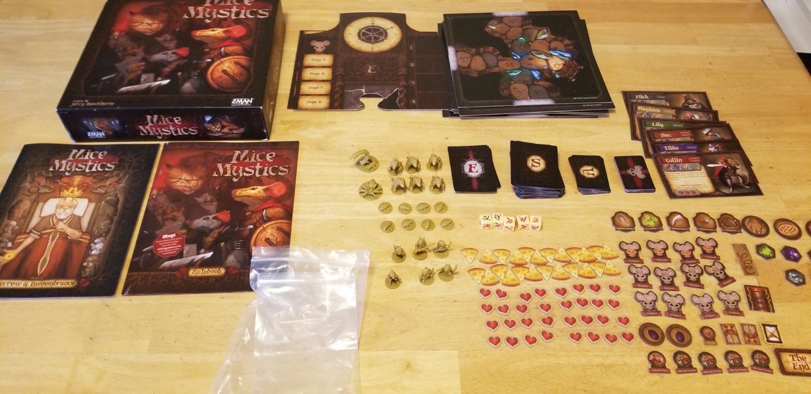 Mice & Mystics Cooperative Board Game Plaid Hat Games Jerry Hawthorne