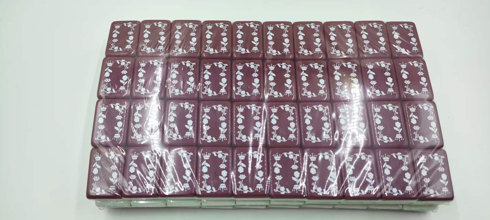 American Mahjong Game Set, 160 Purple flowers Mah Jong Tiles,Fast ship#family