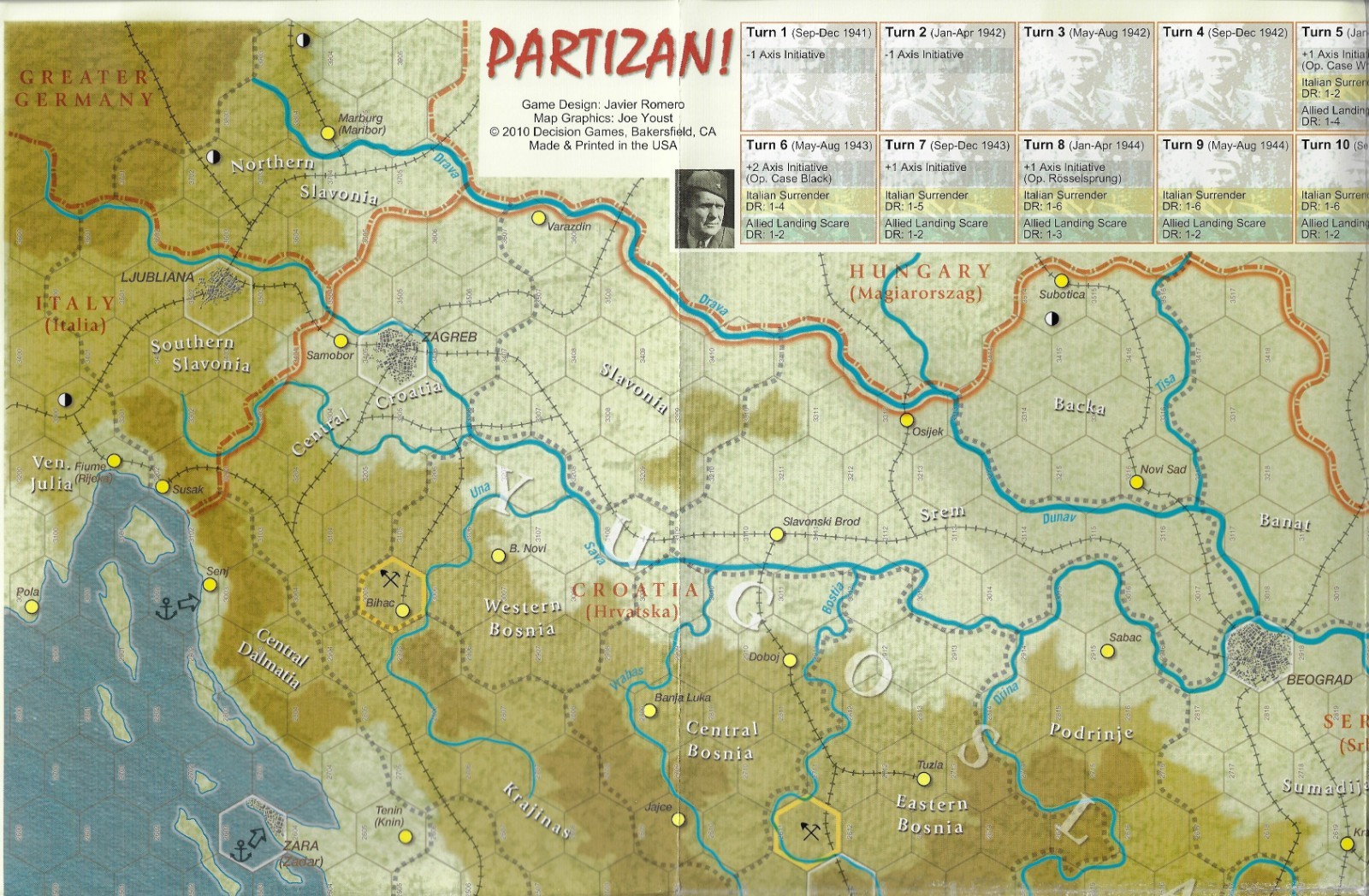 World at War #16 Partizan! The War in Yugoslavia 1942-44 unpunched