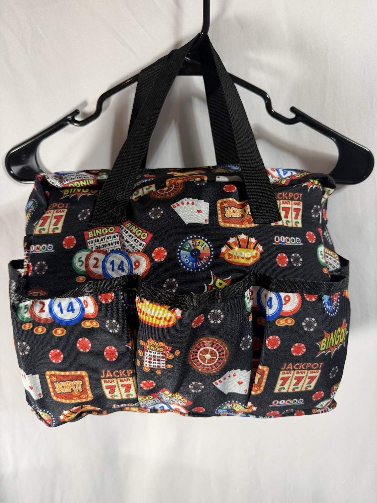 Bingo Bags with Pockets for Bingo Daubers Dabbers Dobbers Dotters Bingo Bag.