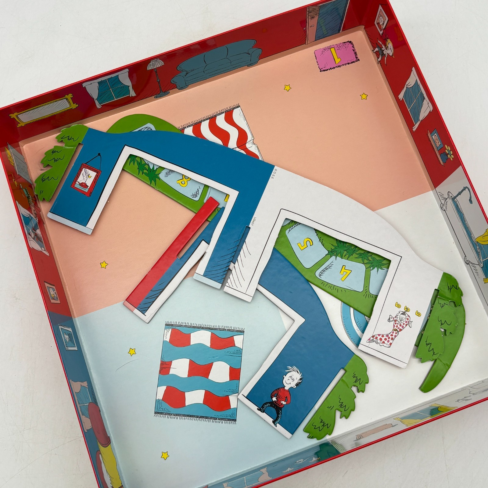 Dr. Seuss Whirly Fun Game COMPLETE Wonder Forge 2016 Kids Family Cat in the Hat