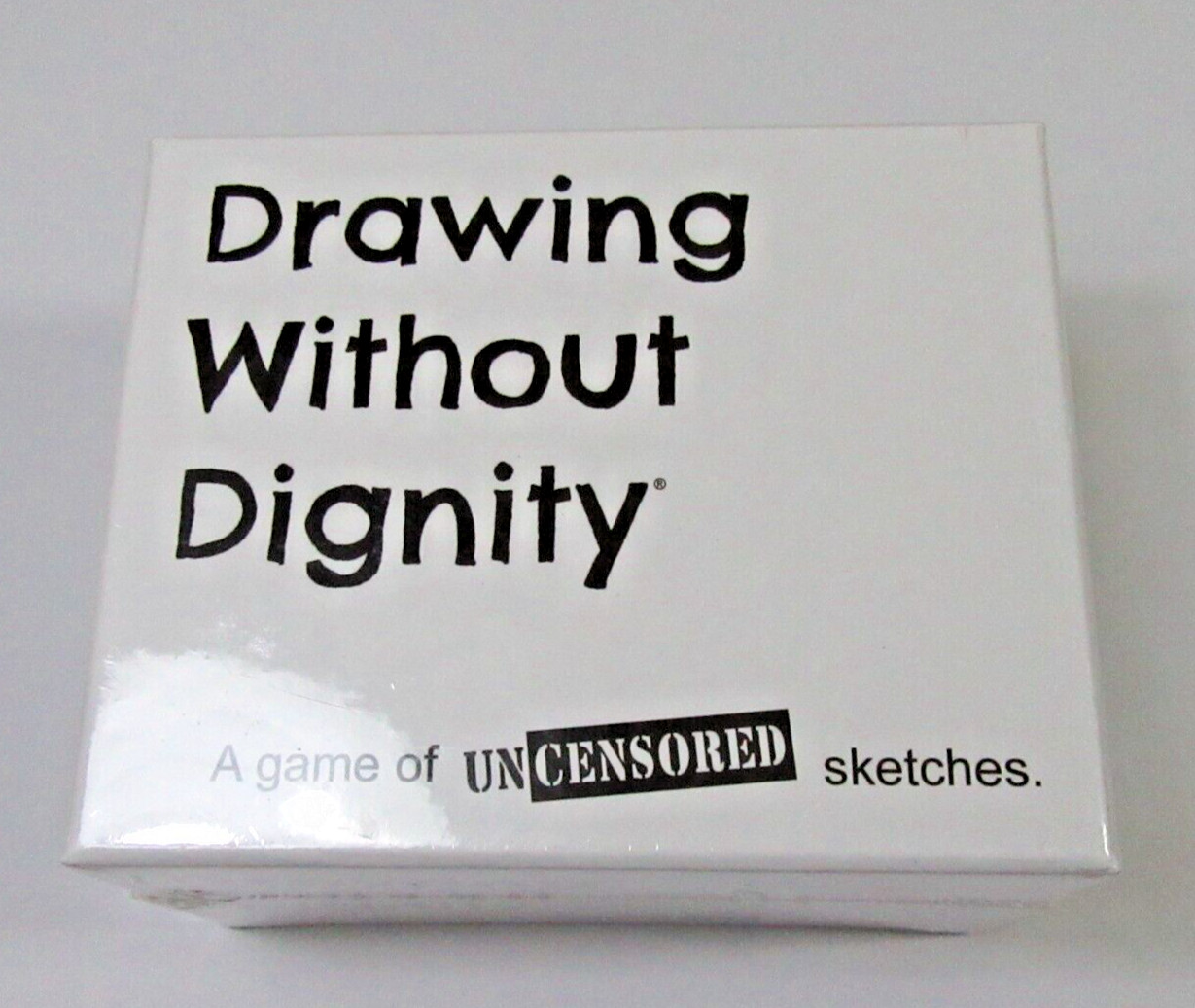 Drawing Without Dignity Game Uncensored Sketches Ages 17 4-12 Players Sealed