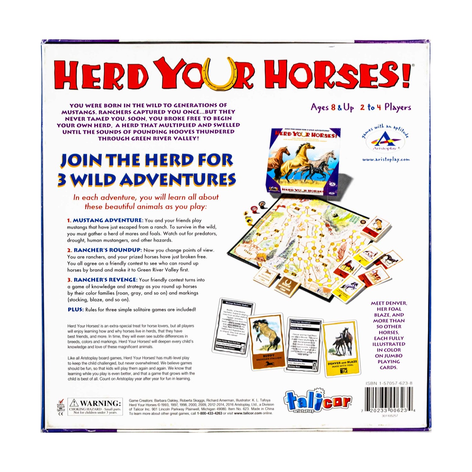 Aristoplay Boardgame Herd Your Horses! (2016 Ed) Box Fair/EX