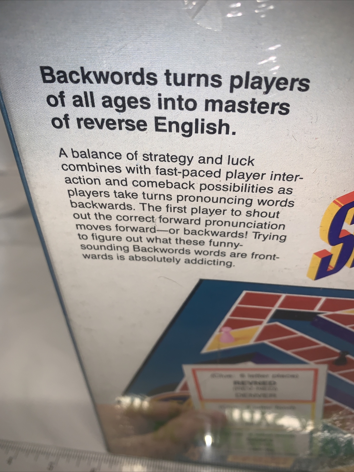 Random House “Backwards” Board Game New Sealed RARE! 3-8 Players Reverse English