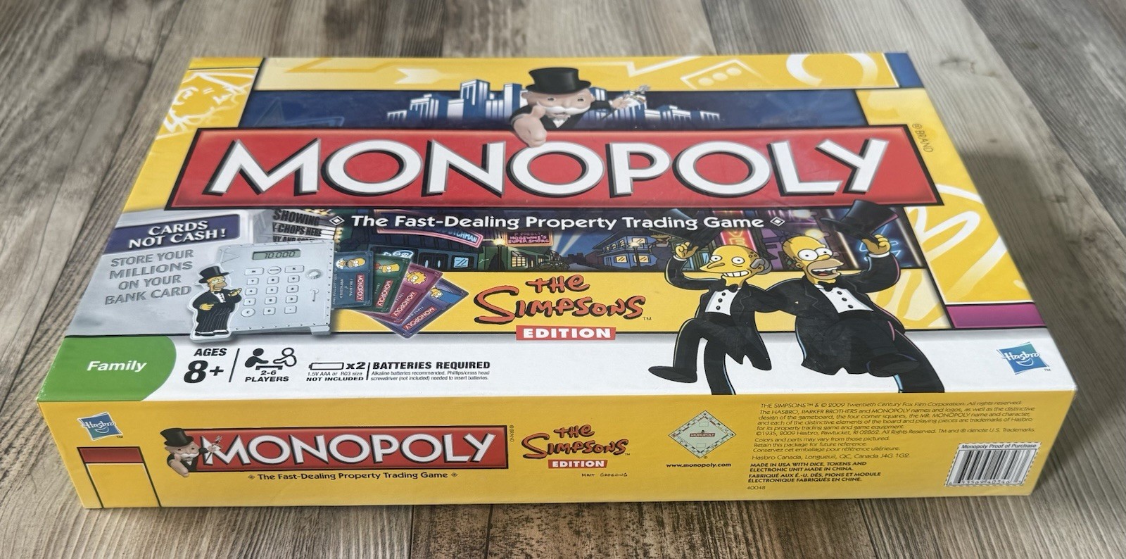 2009 Monopoly The Simpsons Edition Board Game Electronic Cash COMPLETE! YouTube!