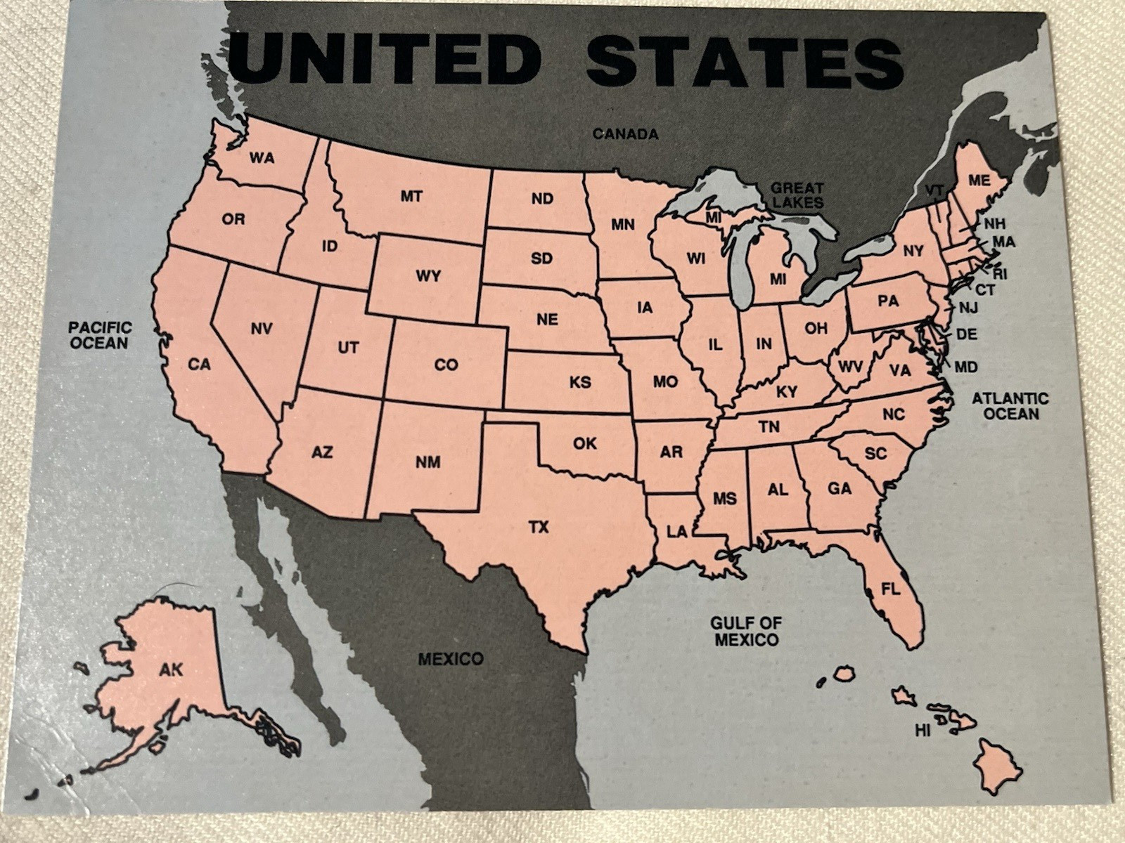 Vintage 1989 Borderline USA Geography Trivia Card Game by John Davidson Sealed