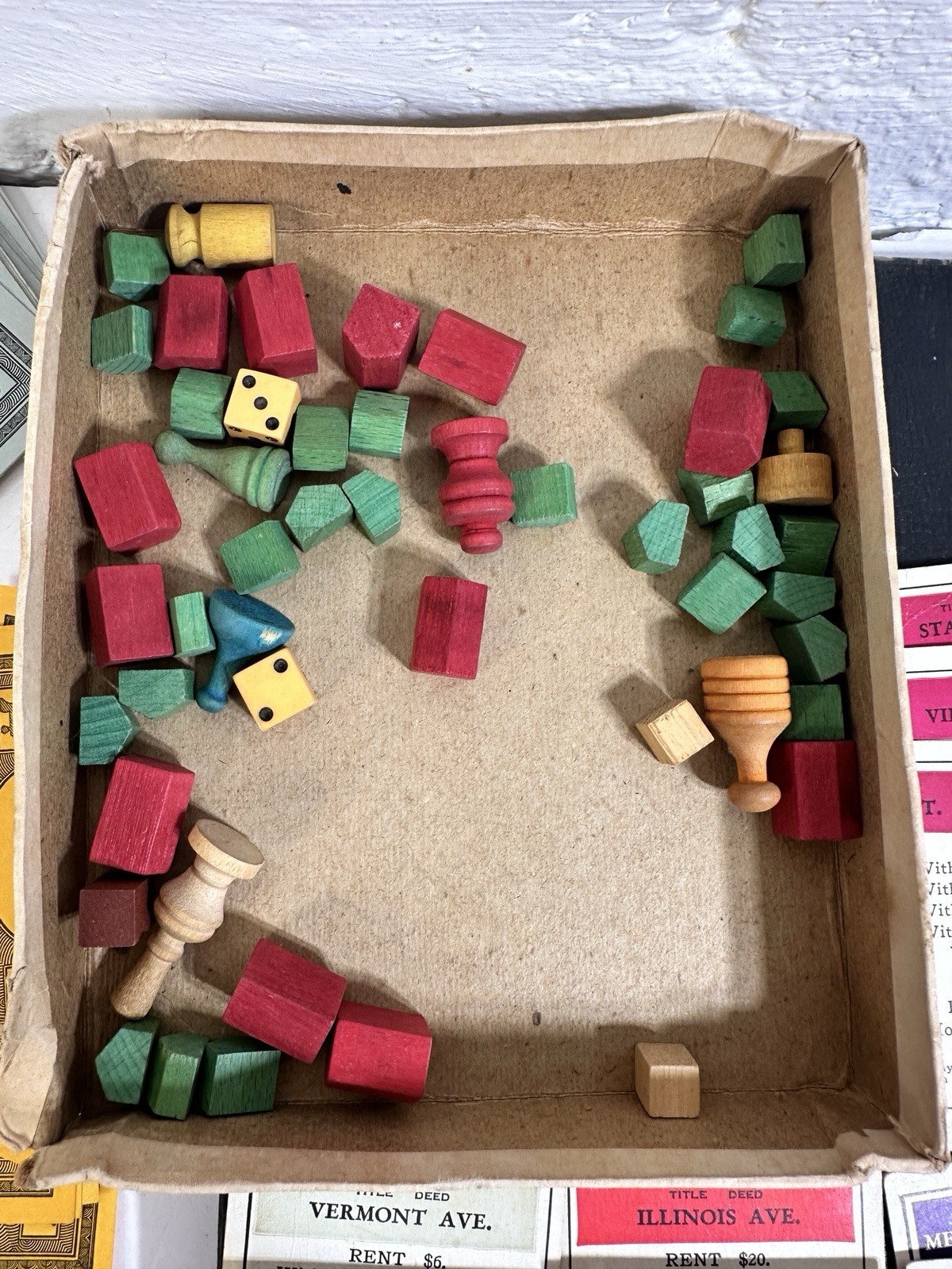 Vintage Monopoly Games 1940- 1950s Popular Edition 3 Boxes & 2 Boards