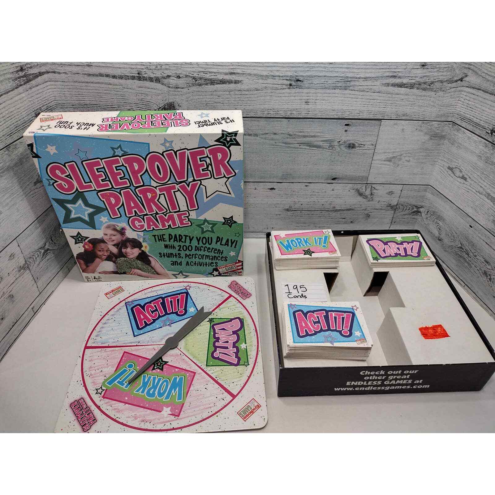 Endless Games SleepOver Party Board Game! Retail $82! Fast Shipping!