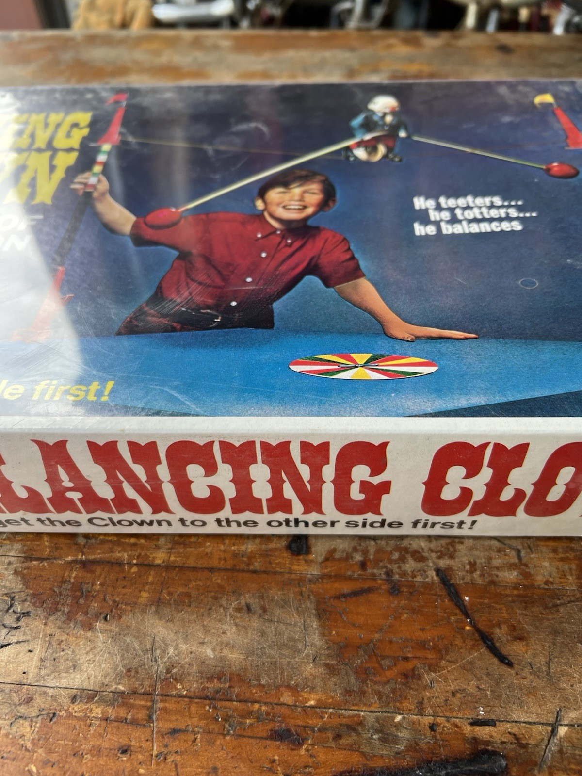 NOS New in Box Hasbro Balancing Clown Game 1969 High Wire Action Vintage