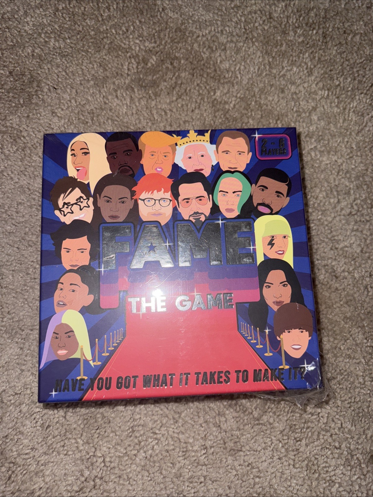 Fame The Game Family game 2-6 Players party BRAND NEW SEALED GAME