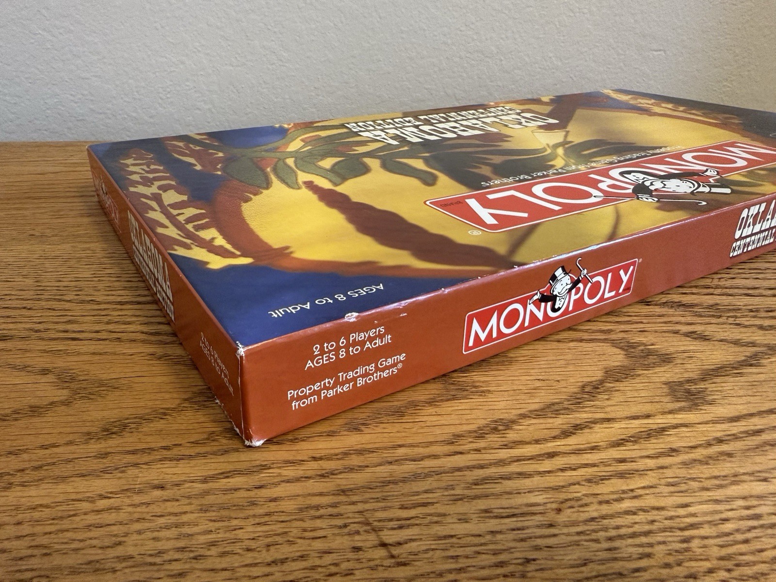 Parker Bros. Monopoly Oklahoma Centennial Edition Board Game 2 to 6 Players-EUC