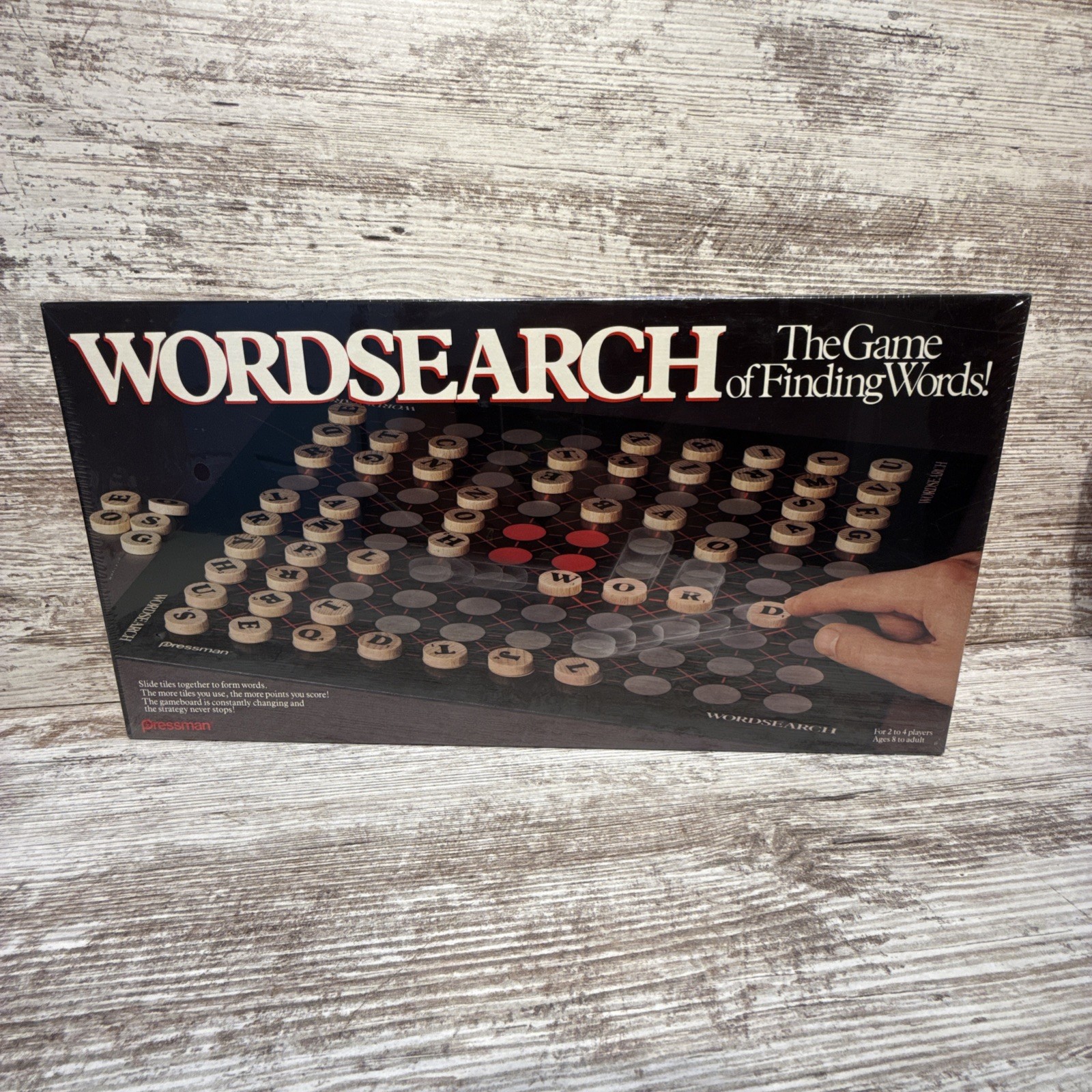 Vintage WORDSEARCH The Game Of Finding Of Words! Board Game By Pressman BrandNew