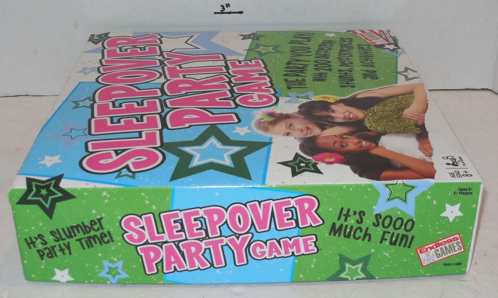 2014 gigglicious The Sleepover Party Game 100% complete Board Game