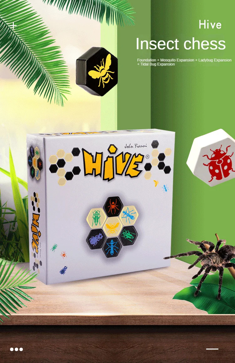 New Hive Board Game 2 Players Family Party Parents With Children Funny Game Gift