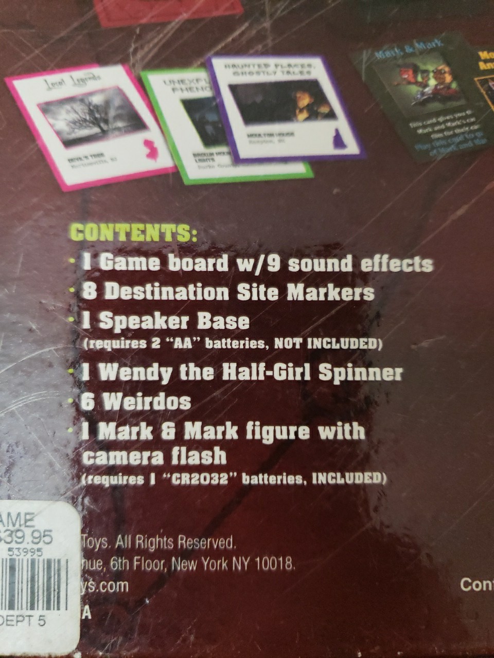 Weird U.S. the Game Boardgame Sababa Toys