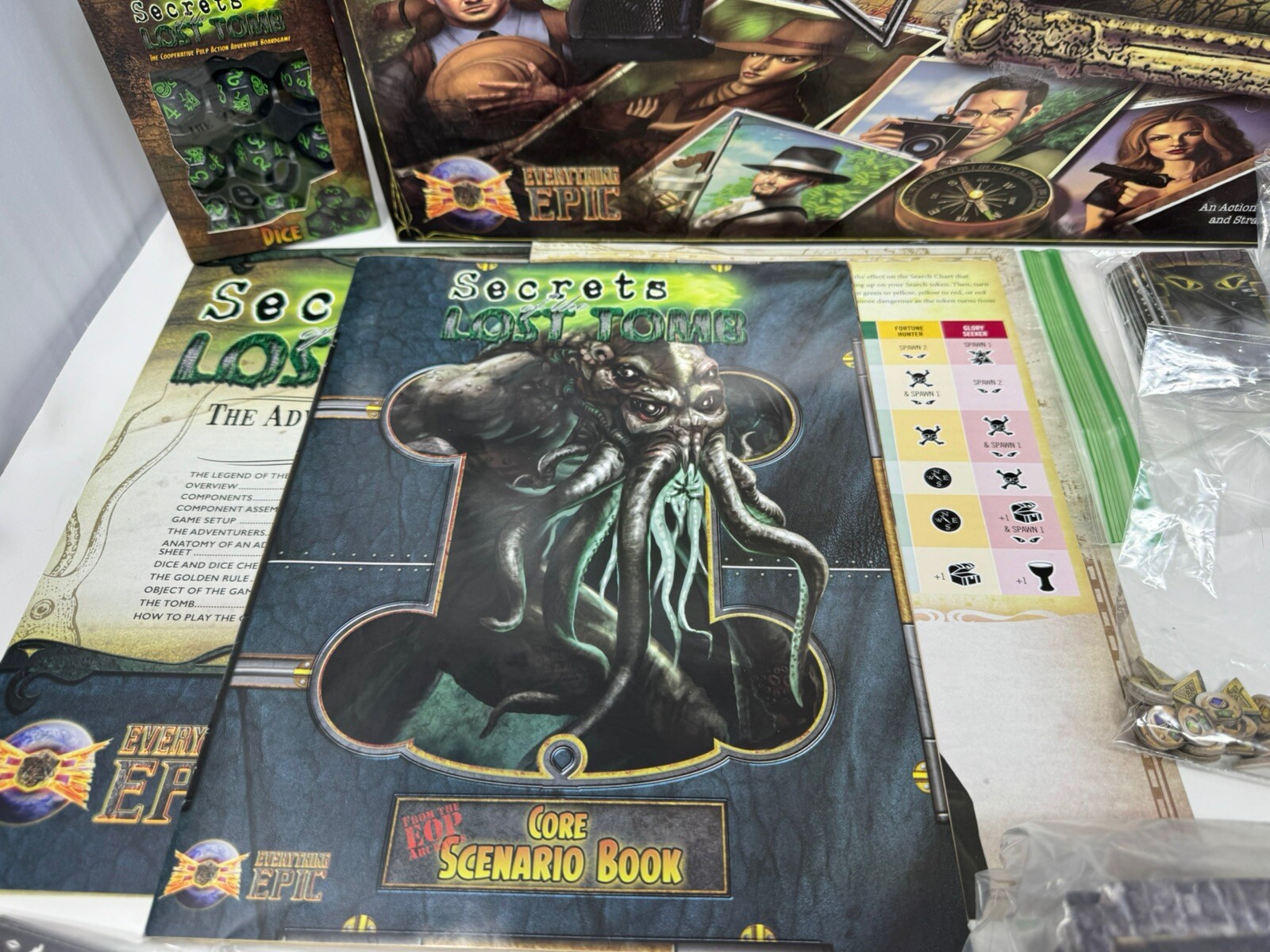 Secrets Of The Lost Tomb 1st Edition Everything Epic Adventure Game COMPLETE