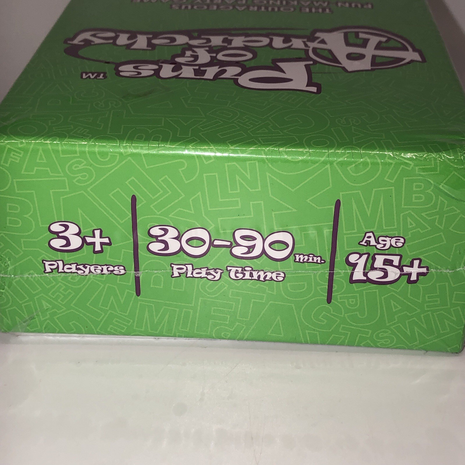 Puns of Anarchy The Outrageous Pun Making Party Game New Sealed Ages 15+