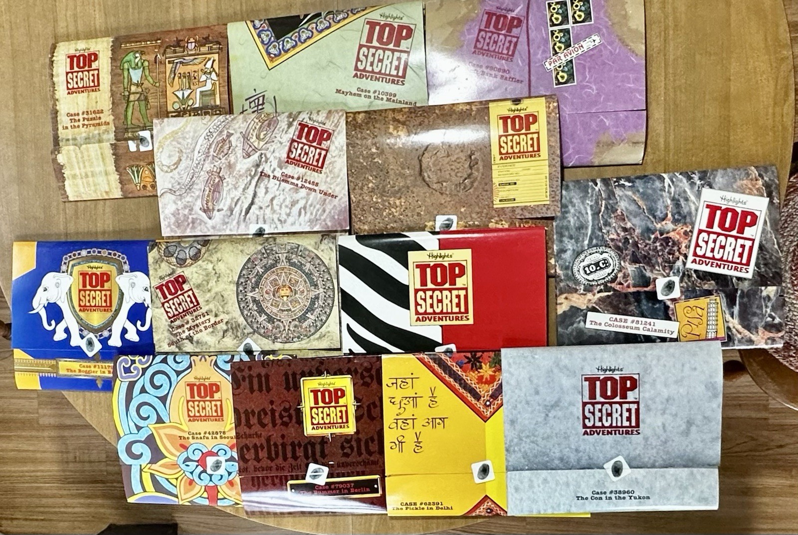 Highlights Top Secret Adventures Lot 13 Books & Packs Most New Incl South Korea