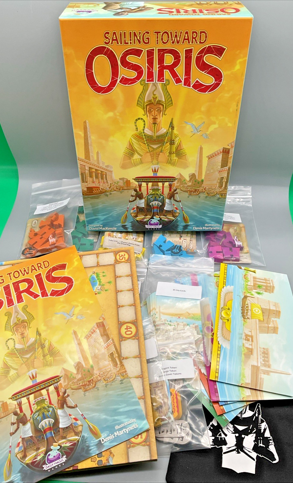2018 Sailing Toward Osiris Strategy Board Game Daily Magic Games COMPLETE