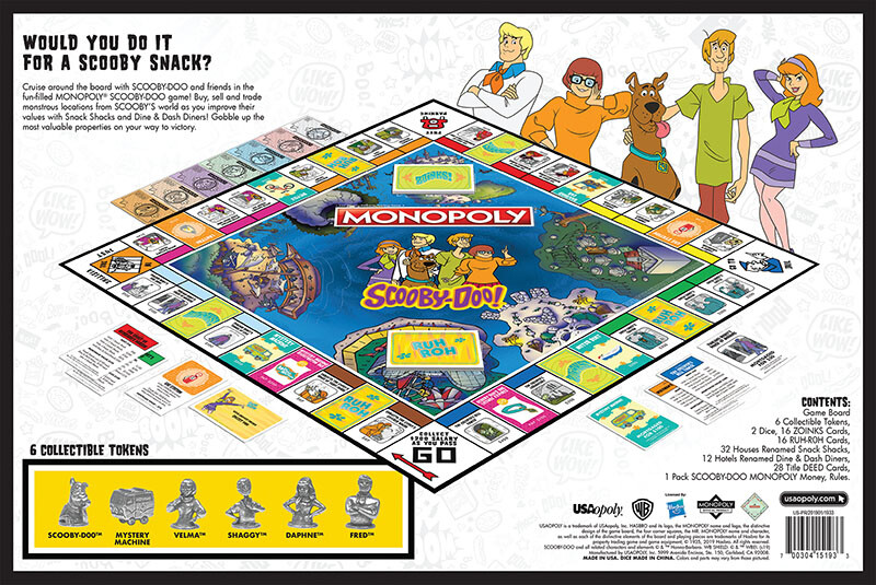 Scooby-Doo MONOPOLY® 8+ 2-6 players 60+ minutes