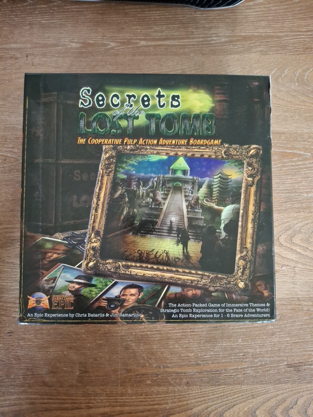 Everything Epic Boardgame Secrets of the Lost Tomb (2nd Ed) Box EUC 100% Complet