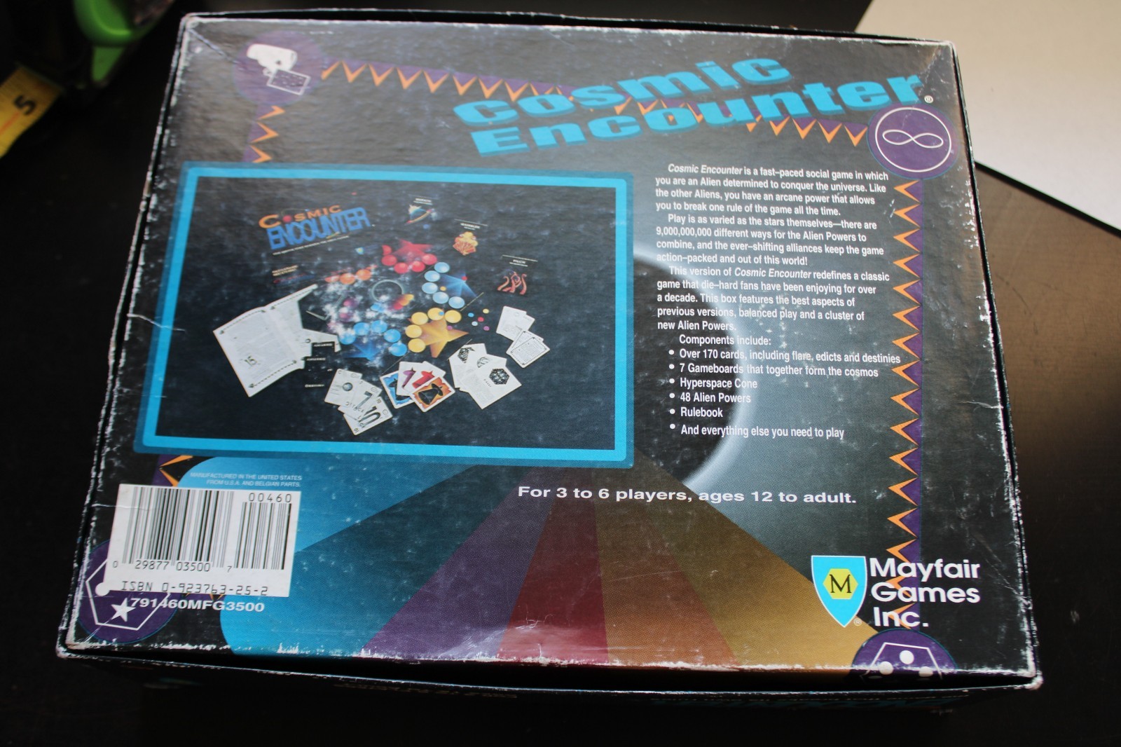 Cosmic Encounter Board Game Mayfair Games 460 Vintage Strategy Game Boxed