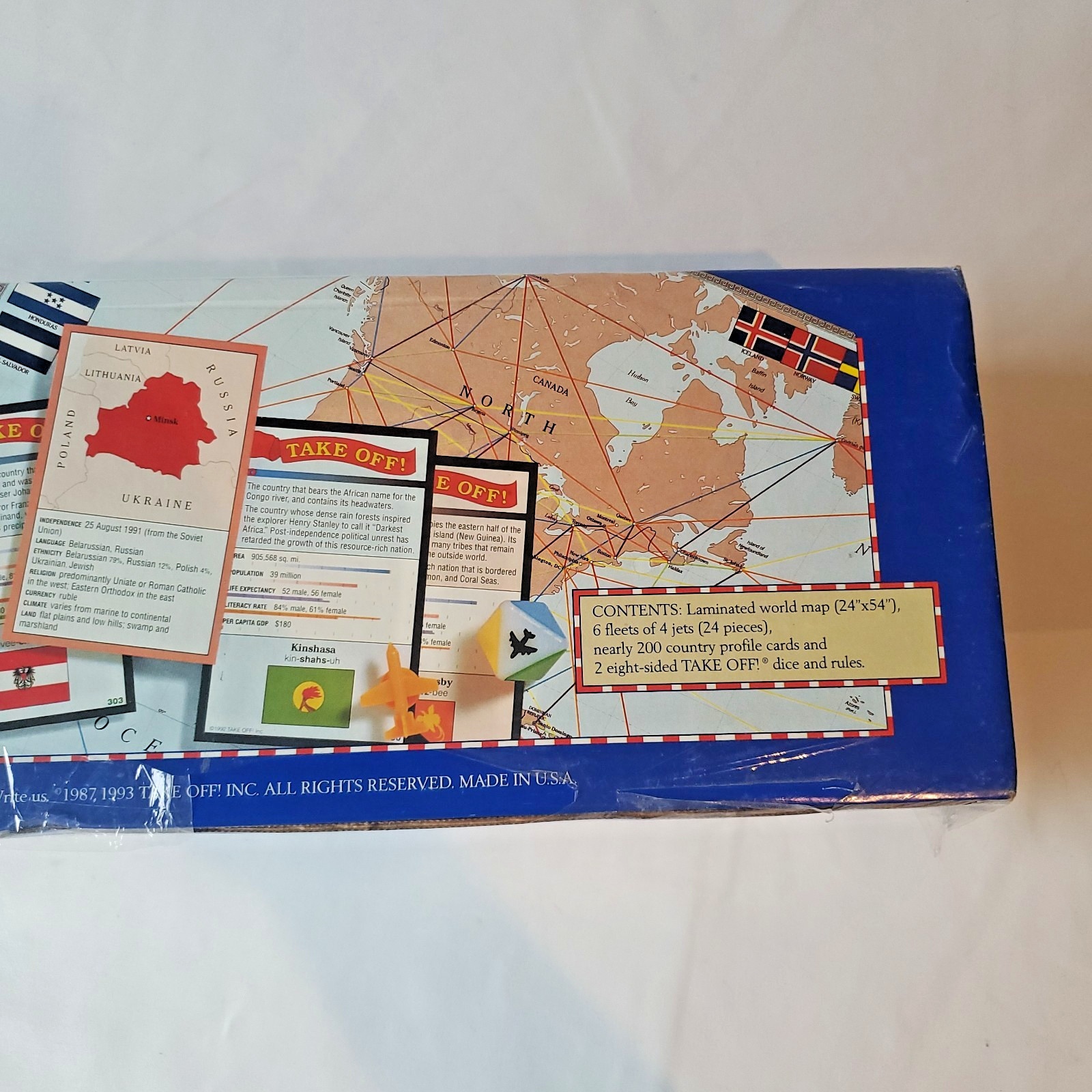 Take Off! Board Game – The Game That Teaches Geography – NEW NIB