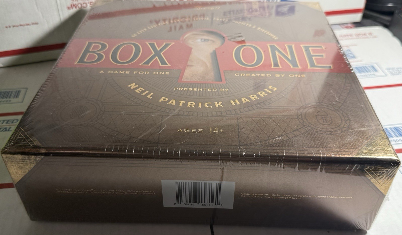 BOX ONE PRESENTED BY NEIL PATRICK HARRIS BOARD GAME (BRAND NEW SEALED)-