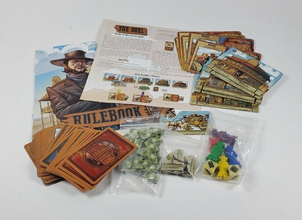 Wanted – Rich or Dead Western shoot ‘Em up Cowboy Sheriff Galakta Board game NIB