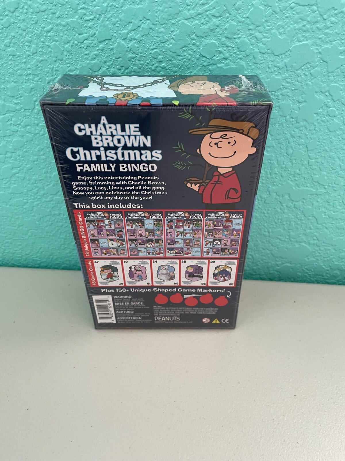 Charlie Brown Christmas Family Bingo Peanuts 2-18 player 8+ Years NEW SEALED