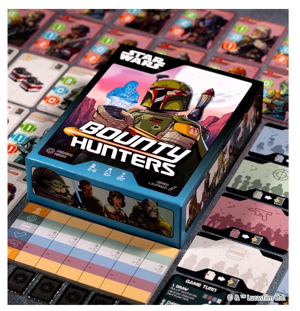 Zygomatic Star Wars Bounty Hunters Family Card Game 2-6 Players Ages 10+