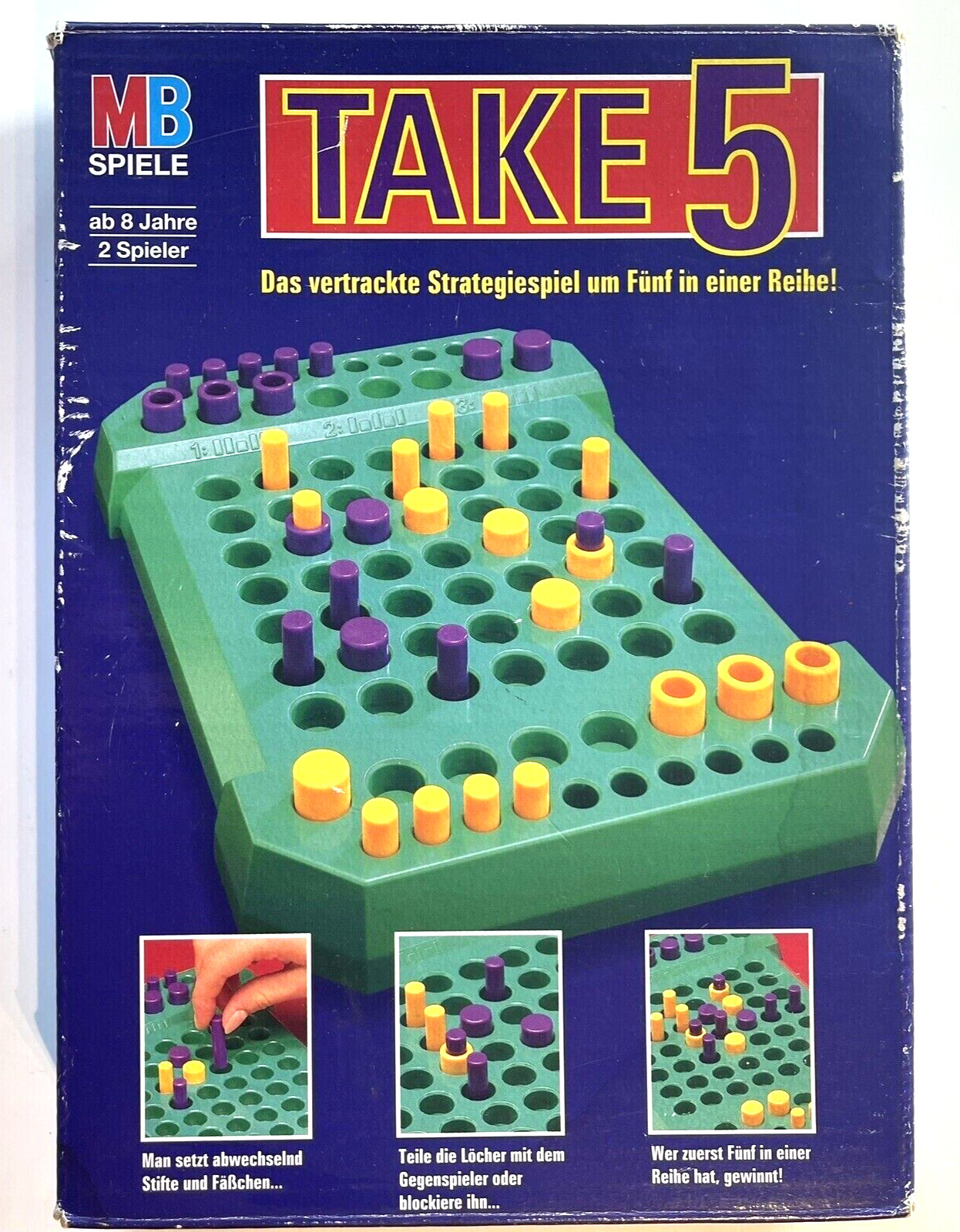 Take 5 (1993) – German Board Game- MB Spiele – COMPLETE