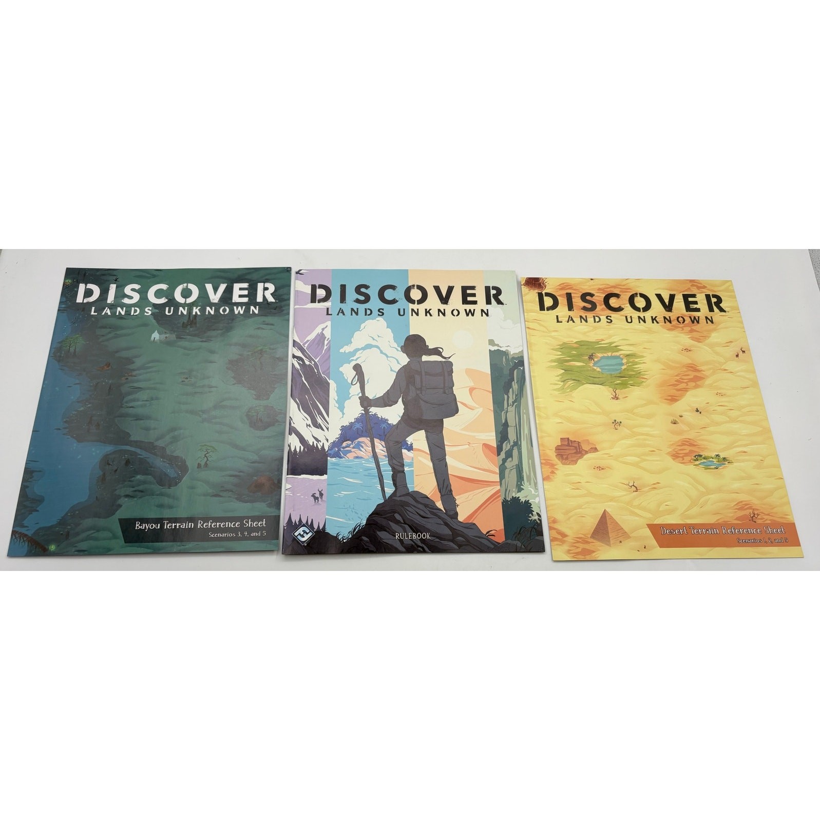 Discover Lands Unknown Board Game Fantasy Game Open Box Sealed Pieces 2018