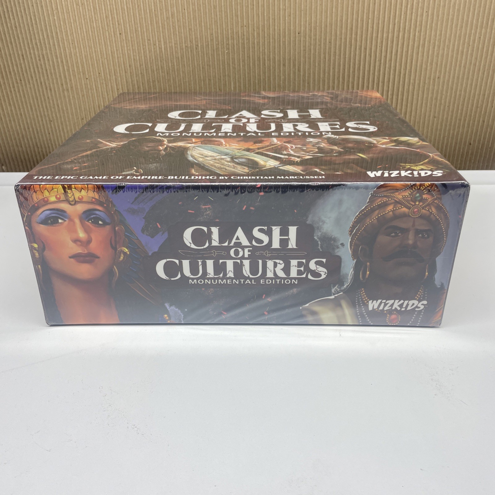 Clash of Cultures Monumental Edition Civilization Board Game New Sealed Wizkids