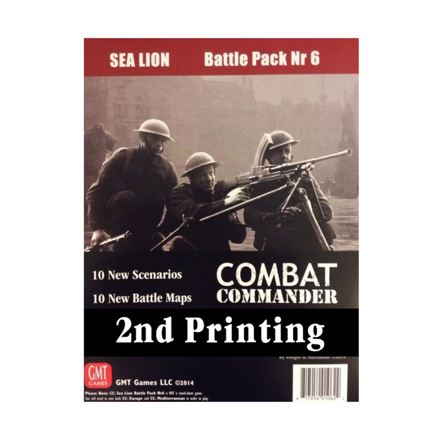 GMT Combat Commander GMT Games Battle Pack #6 – Sea Lion (2nd Ed) Bag New